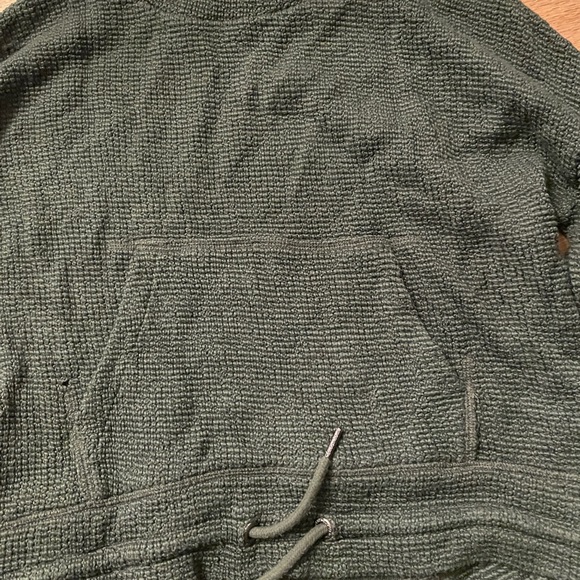 Sweaty Betty restful boucle sweatshirt olive green xs - Picture 10 of 10